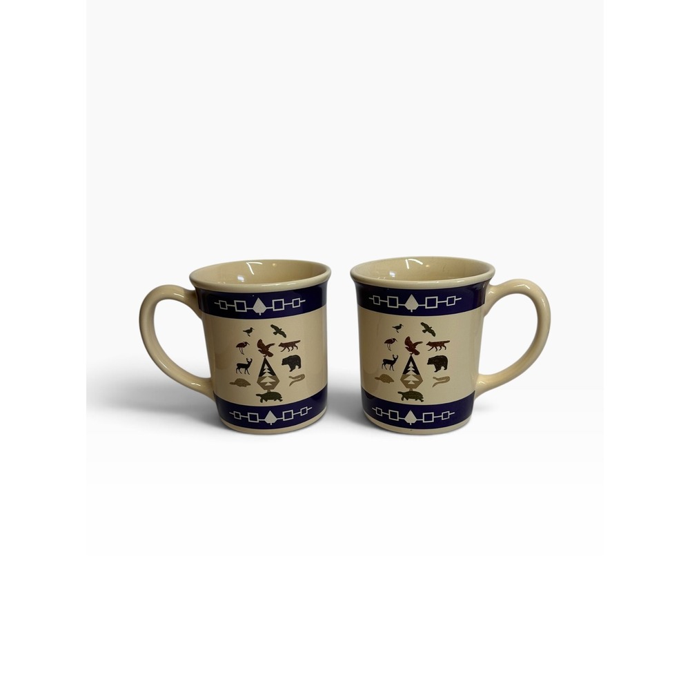 Pendleton Woolen Mills Mug People of the Longhouse Iroquois Native American Art